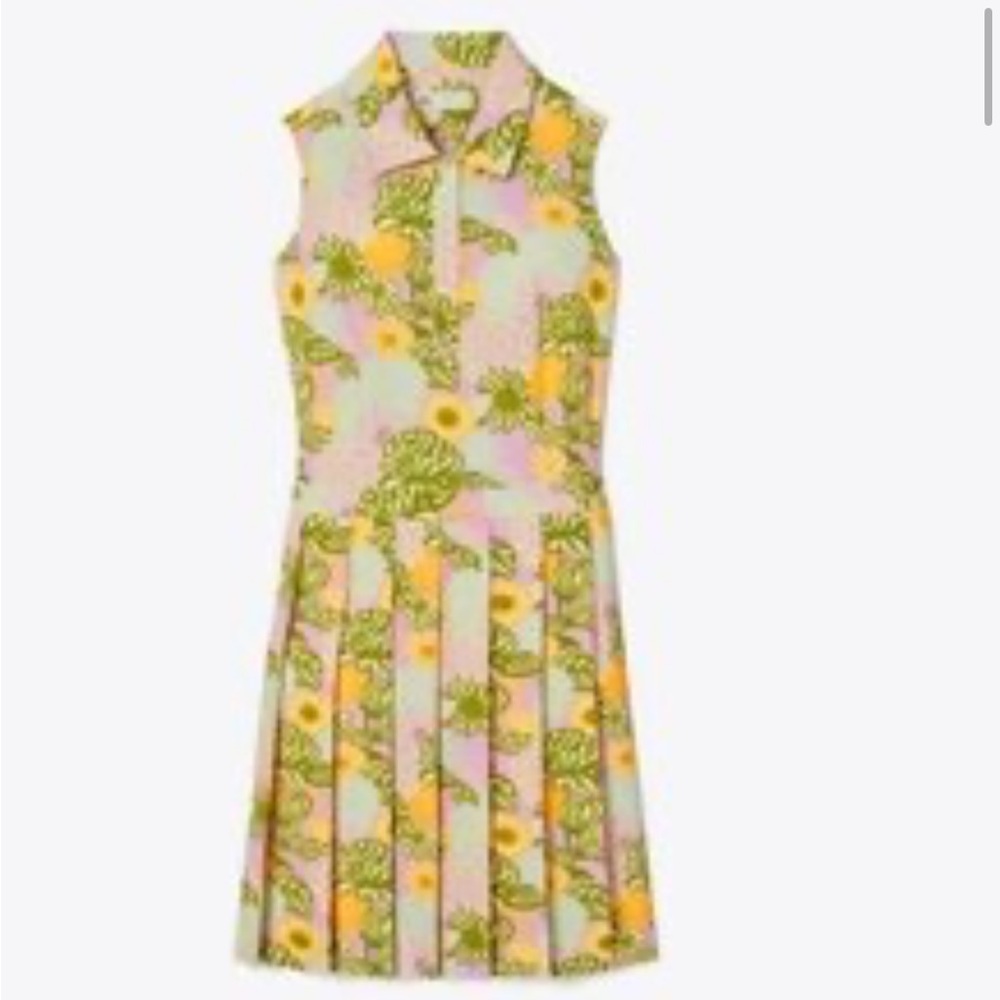 Tory Burch Printed Performance Stretch Golf Dress Multi Orchard Bouquet